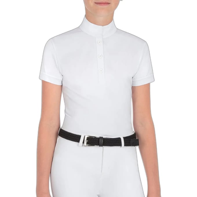 Wedstrijdpolo voor meisjes Equiline