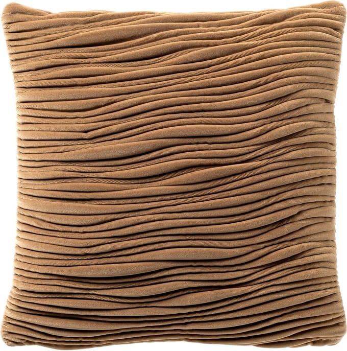 DAVIDE | sierkussen 43x43 cm | Natural | bruin | Hoii | met duurzame kussenvulling