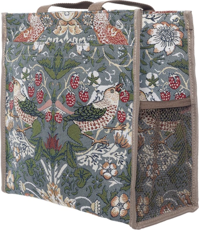 Cityshopper - Schoudertas - Strawberry Thief Grey - Grijs - William Morris