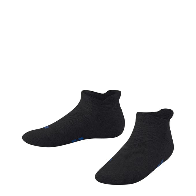 FALKE Cool Kick lichte padding functioneel materiaal Korte sokken kinderen zwart - maat 35-38