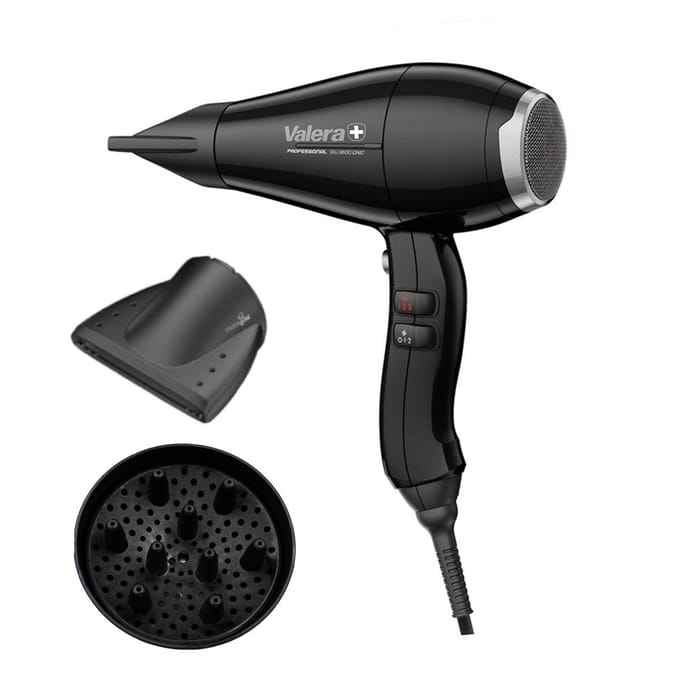 Föhn Valera 8600 Ionic Rotocord Zwart