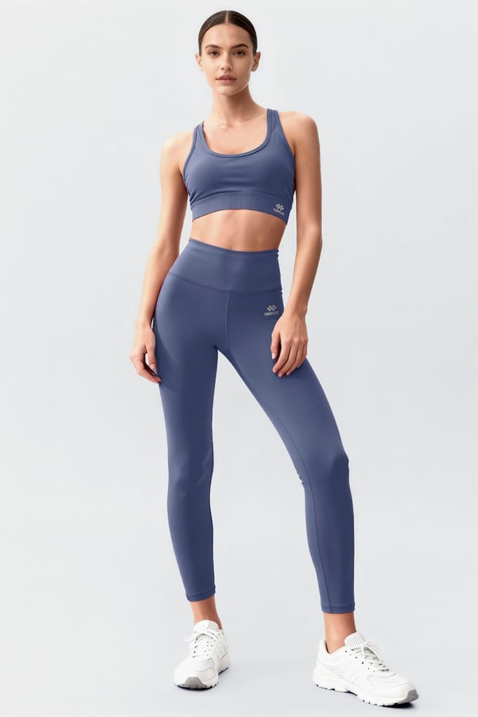 Mouwloze Atletische Set Met Leggings