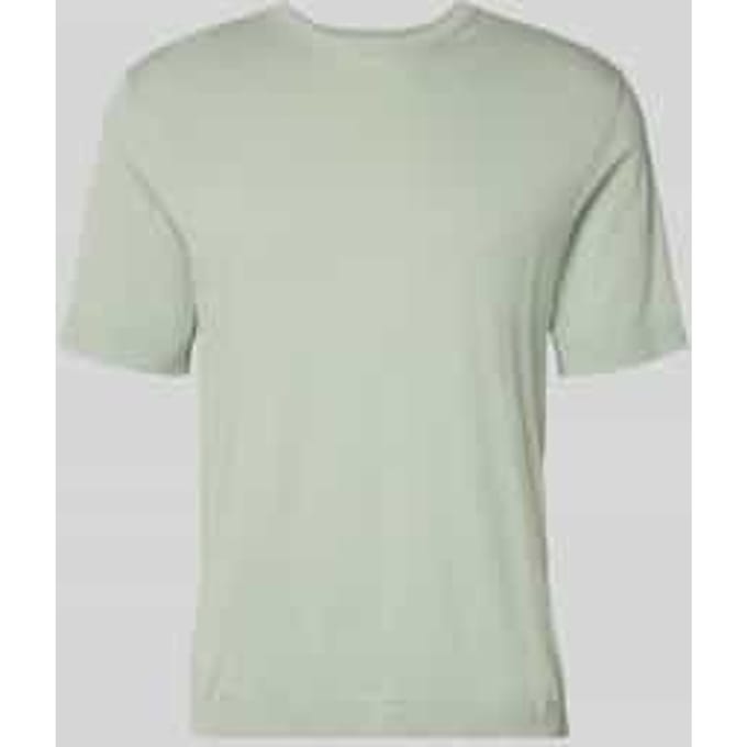Regular fit gebreid shirt van biologisch katoen model 'TORINO'