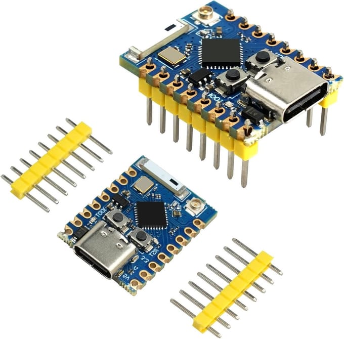 Mini Ontwikkelbord voor Arduino met ESP32-C3FH4 Chip, WiFi en Bluetooth Functionaliteit (2 Stuks)