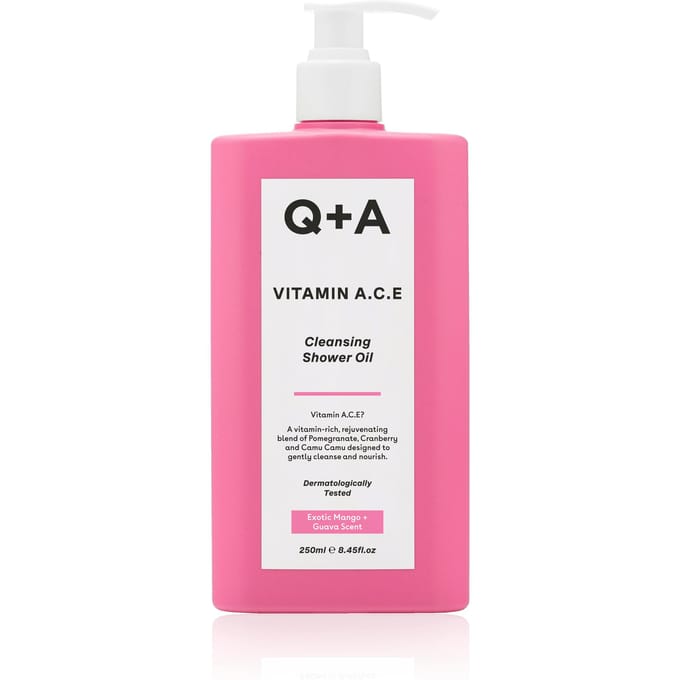 Q+A Vitamin A.C.E. Shower Oil - 250 ml