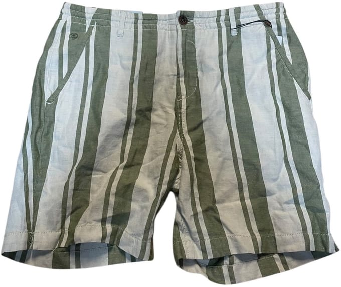 Cast iron korte broek - Wit / Groen - Maat W29