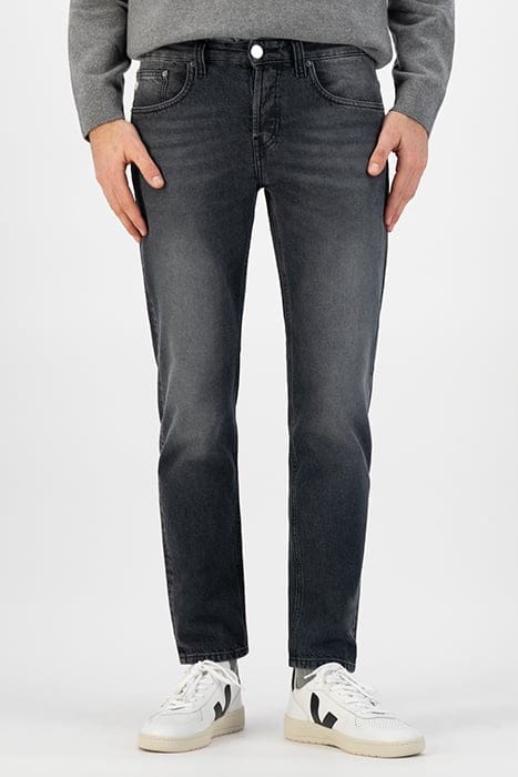 Mud Jeans Regular Dunn Worn Black Maat: W30L34 | Slim Jeans Outlet | Heren | Grijs