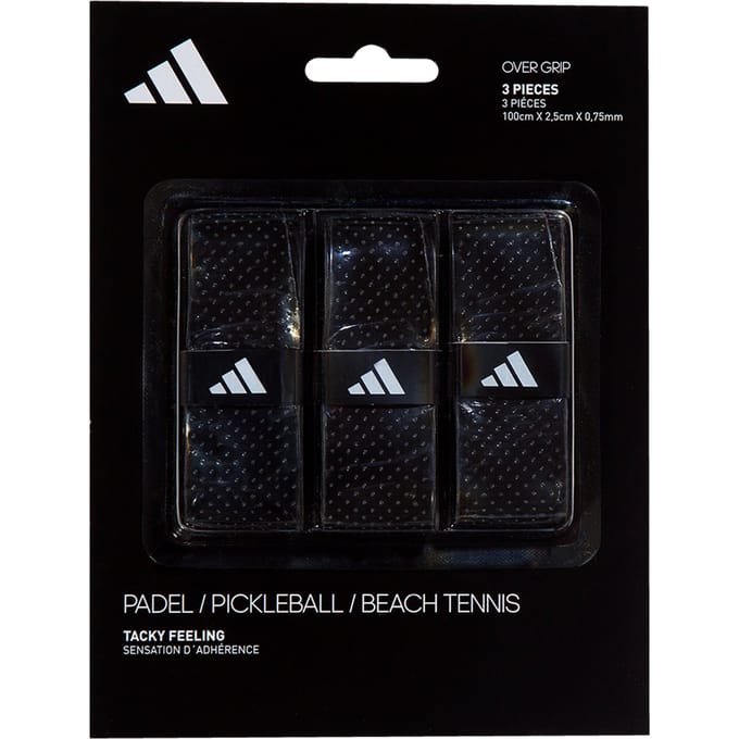 Adidas (3X) Padel Overgrip - Zwart | Maat: UNI