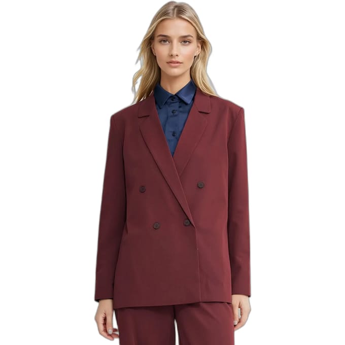 Dames oversized knoopblazer Nife