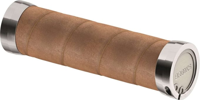 Brooks Handvatten Slender Leather grips 100/130mm aged