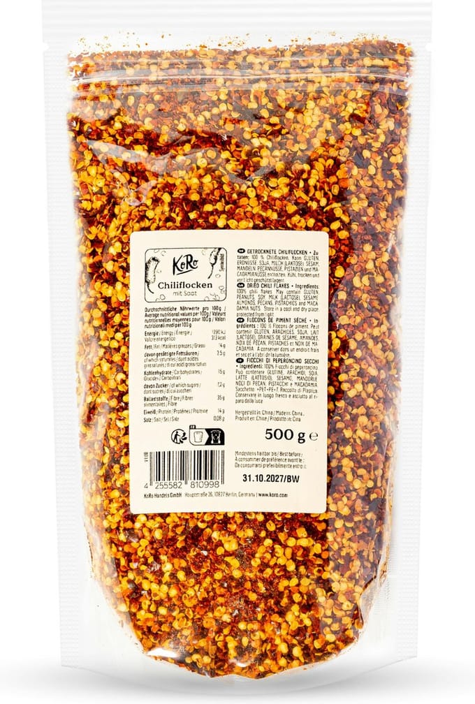 KoRo | Chilivlokken 500 g