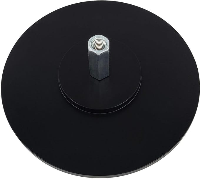 Zuignap - Zuigkop Hefzuiger - DIY Projecten - Hoge Adsorbeerbaarheid - 12 cm diameter M8 - Zwart