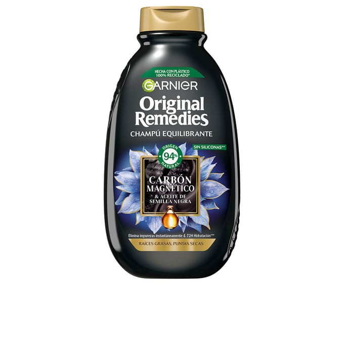 Original Remedies Magnetische Houtskool Shampoo 400 ml
