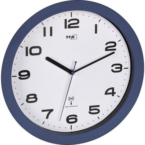 TFA Dostmann 60.3554.05 Wandklok Zendergestuurd 50 mm x 320 mm Rood