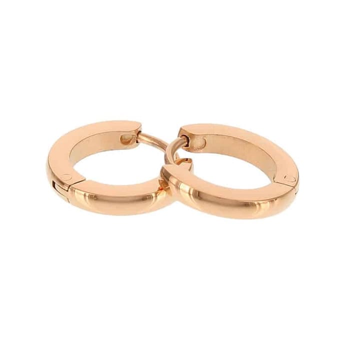 Kalli edelstalen Oorbel 1829 Rose 12mm