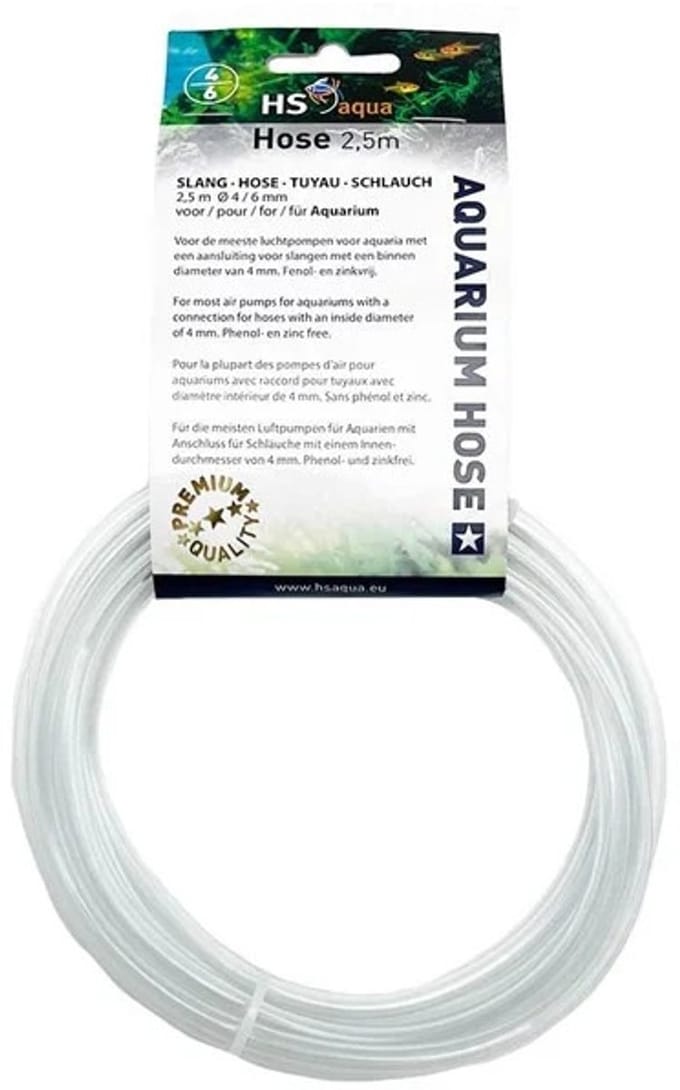 HS Aqua Transparante Slang 4-6MM 2,5M