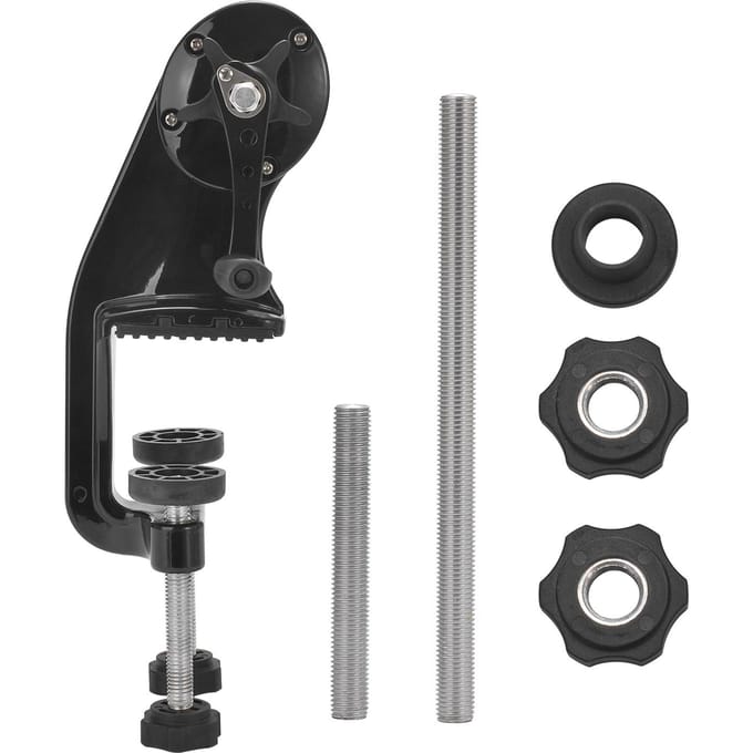 Vislijnspoeler voor Baitcasting Spinning Reel Draagbare vislijnopwindmachine zwart