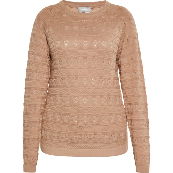 usha Jumper Dames taupe