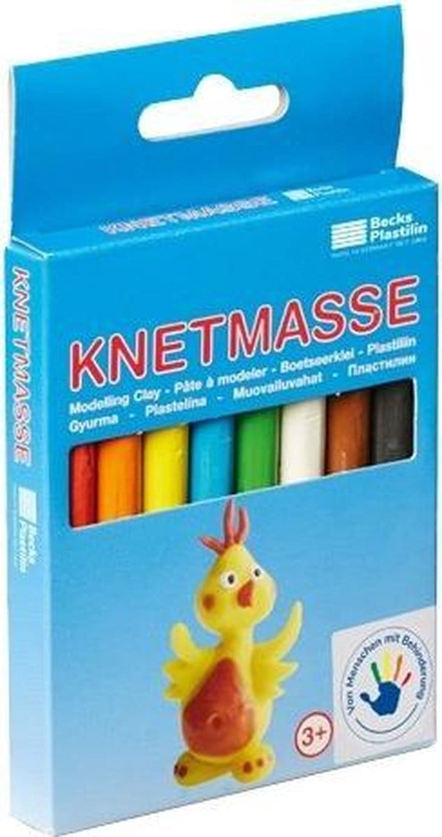 Becks Klei Knetmasse Junior 8-delig