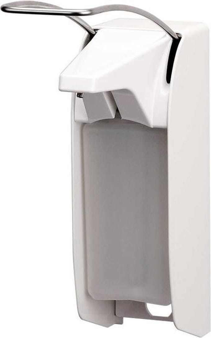 Desinfectiemiddel/Zeepdispenser - LH 500ml Aluminium, ingo-man plus Version