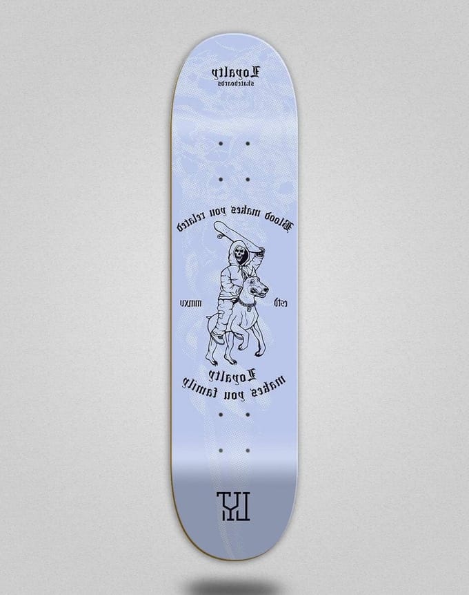 Skateboard Deck - Skate Deck - Skateboarden - Bloed Maakt Blauw - 8.0 inch - Blauw