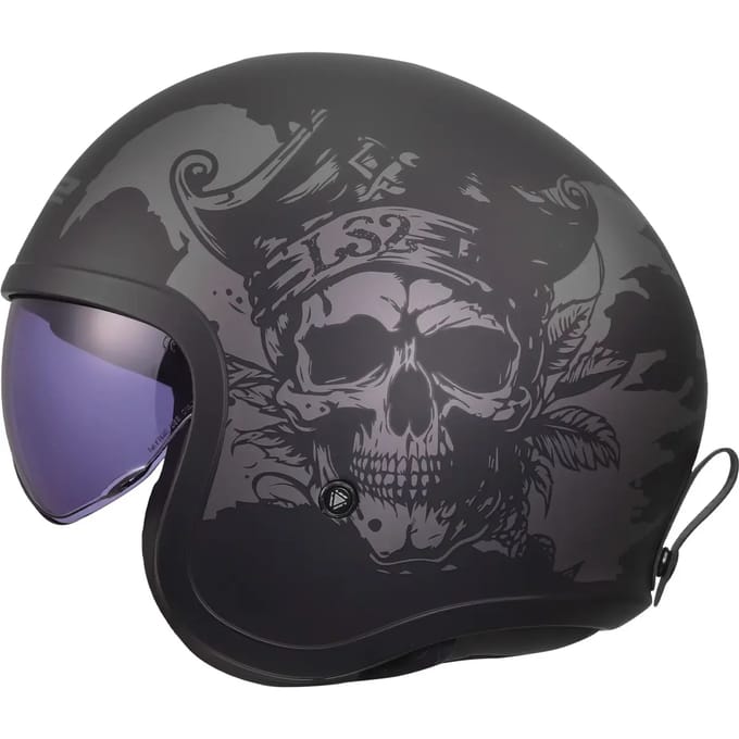 LS2 OF599 Spitfire II Willy Open-Face Helm -