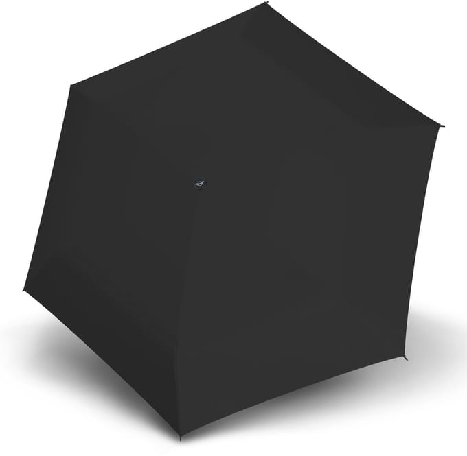 Knirps paraplu Mini Duomatic Midnight Black zwart