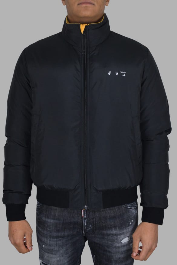 Off-White Off-White omkeerbare jas zwart