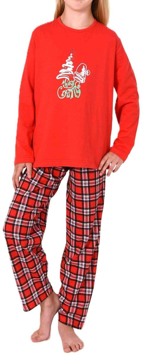 Kinderkerstpyjama met lange mouwen UNISEX pyjama met grappig rendiermotief