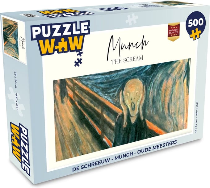 Puzzel De schreeuw - Munch - Oude meesters - Legpuzzel - Puzzel 500 stukjes