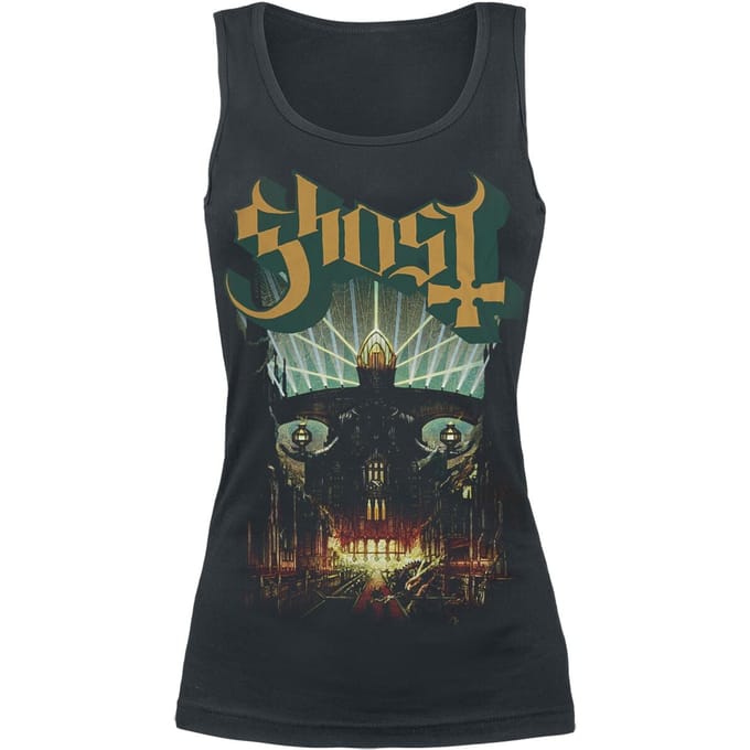 Ghost Top - Meliora - S tot XXL - voor Vrouwen - zwart