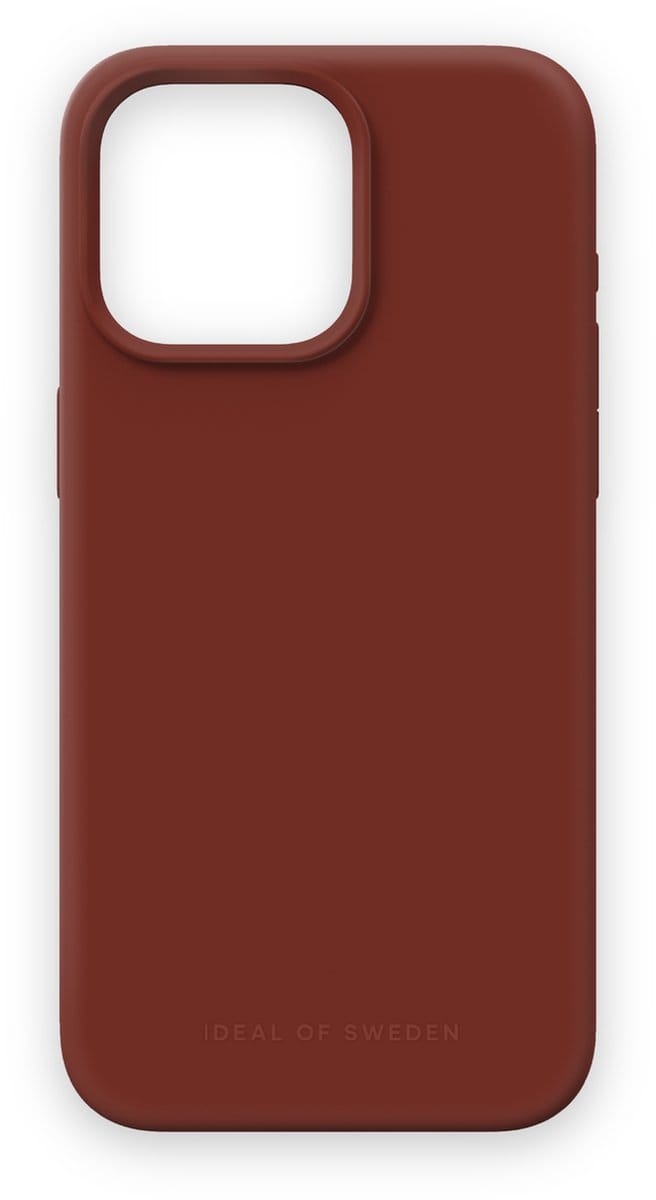 iDeal of Sweden Silicone Case met magnetische ring iPhone 15 Pro Max Dark Amber
