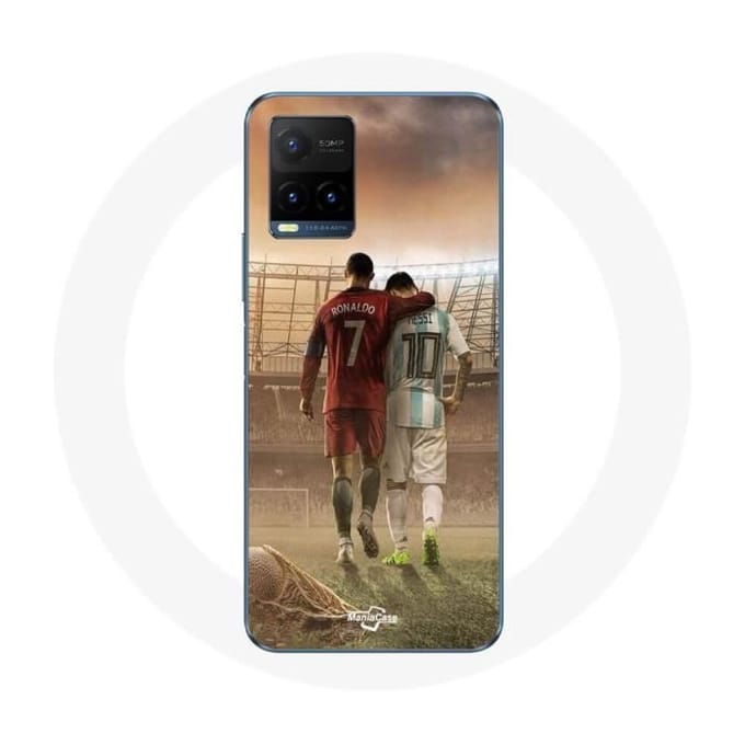 Vivo y21s 2021 hoesje cristiano ronaldo messi geit