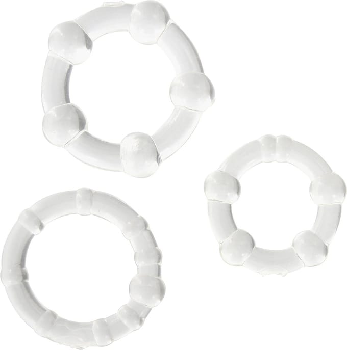Scala Stay Hard - 3 stuks - Cockring - Transparant