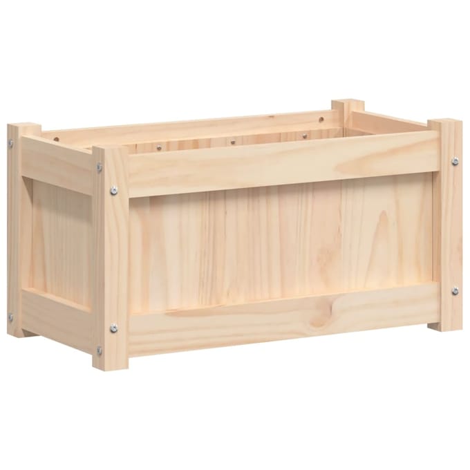 vidaXL - Plantenbak - 60x31x31 - cm - massief - grenenhout