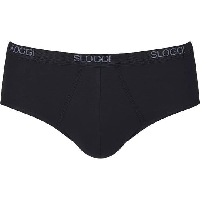 sloggi  - Maat M - men Basic Heren Midi slip - Zwart
