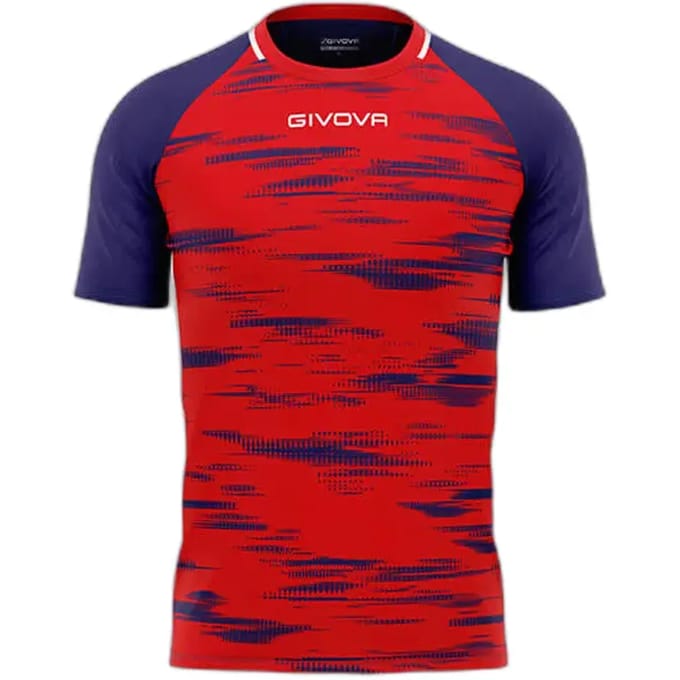 Sportshirt Givova Pixel Rood-blauw Rood - S