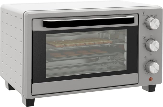 SAVI® Stoomoven - Stoomoven Kookboek - Zilver - ‎39cm x 46cm x 29cm