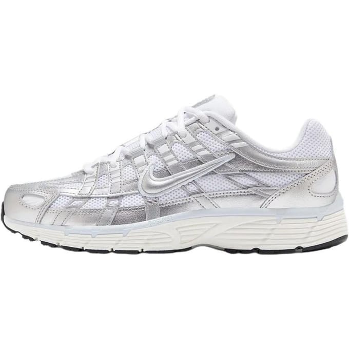 Nike P 6000 Wit Blue Tint Sail Metallic Zilver Dames Sneakers BV1021-106 35.5 gray