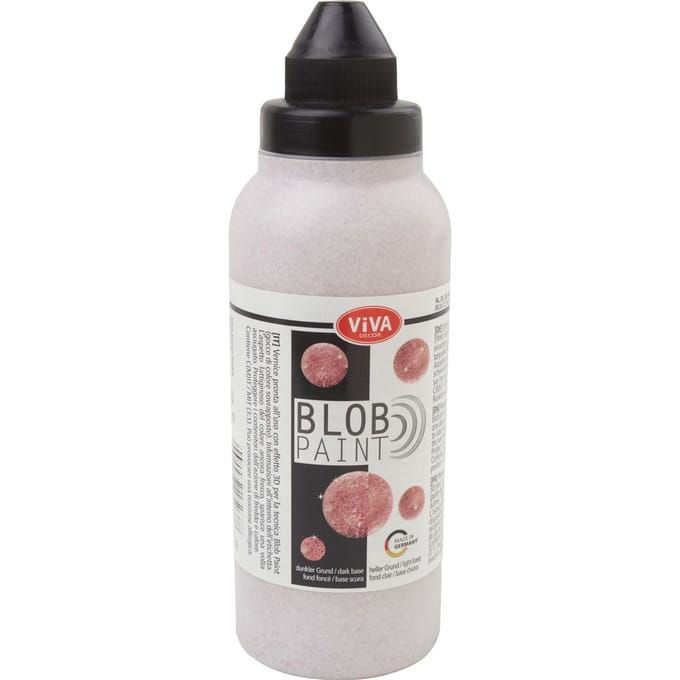 Viva Decor Blob Paint, 280 ml, Metallic/Glitter - Roségouden-Glitter