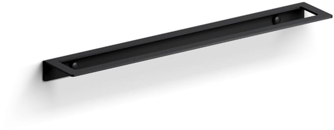 Clou Fold handdoekrek 45 cm, mat zwart poedercoating