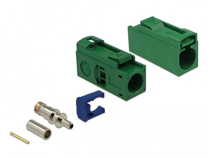 Delock FAKRA E jack 25 mm (long) for crimping