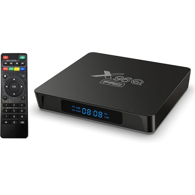 X96Q PRO Android 10.0 Smart TV Box UHD 4K Mediaspeler Allwinner H313 Quad-core H.265 2.4G&5G WiFi EU-16G