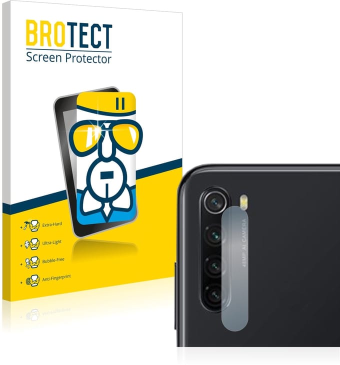 Screenprotector voor Xiaomi Redmi Note 8 2021 (ALLEEN Camera Lens) Beschermglas transparant