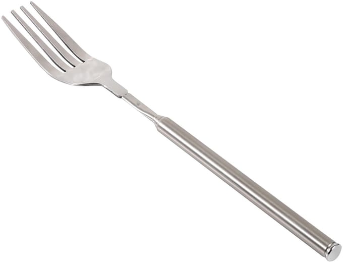 Verlengbare RVS BBQ Vork - Telescopische Vork voor BBQ, Diner en Groenten (22-64 cm)