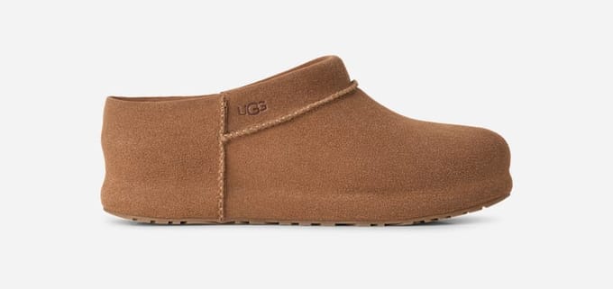 UGG® Enwrap-klomp in Brown, Maat 38, Rubber/Wol