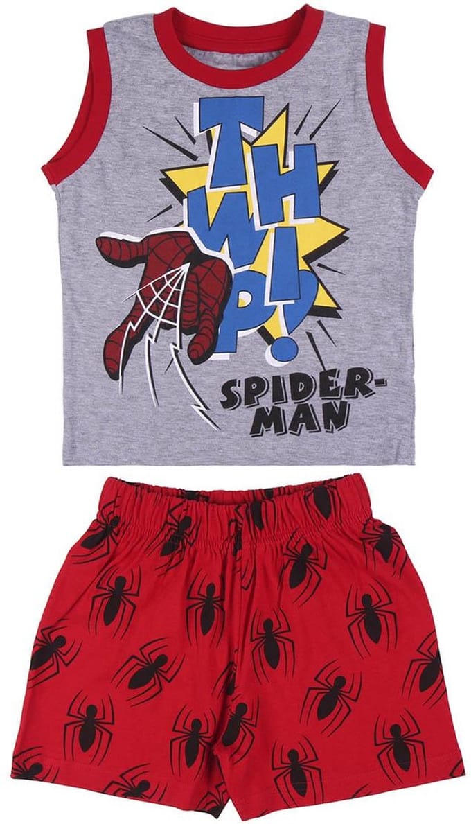 Spiderman Shortama Kledingset - Thwip!