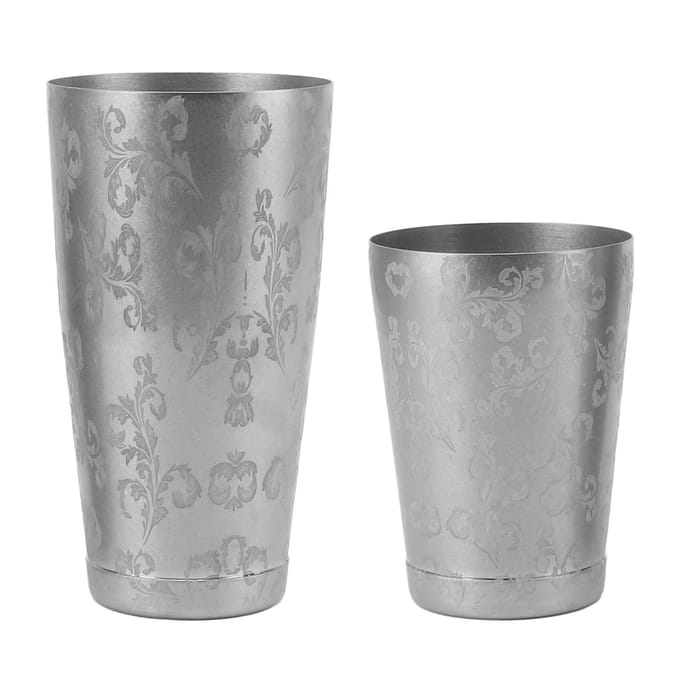 Cocktailshaker RVS Bar Bartender Boston Shaker Set Drank Mixen Schudbekers voor Thuis L gray