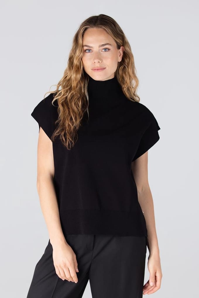 Jansen Amsterdam Dames Trui Zwart BRACHA FN 153 999 black