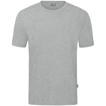 Jako Organic T-Shirt Heren - Lichtgrijs Gemeleerd | Maat: S